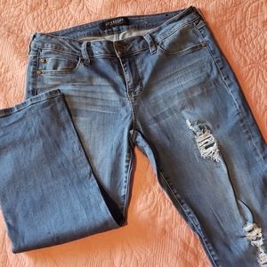 Liverpool Jeans Co. Crop Boyfriend, Sz 10/30